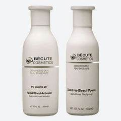 Becute Skin Polish Set – Dust-Free Bleach Powder & Facial Blonde Activator