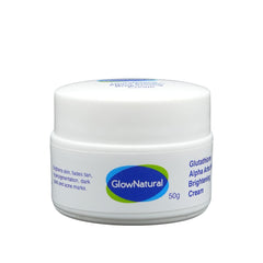 Glow Natural Glutathione & Alpha Arbutin Skin Brightening Cream – 50g Advanced Formula for Radiance, Even Skin Tone & Dark Spot Reduction