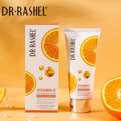 Dr Rashel Vitamin C Facial Cleanser – Brightening, Anti-Aging & Deep Cleansing Face Wash with Hyaluronic Acid (80ml)