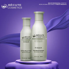 Becute Skin Polish Set – Dust-Free Bleach Powder & Facial Blonde Activator