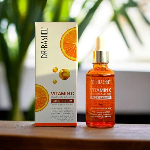 Dr Rashel Vitamin C Brightening & Anti-Aging Face Serum – Hydrating, Wrinkle-Reducing & Radiance-Boosting Skincare (30ml)