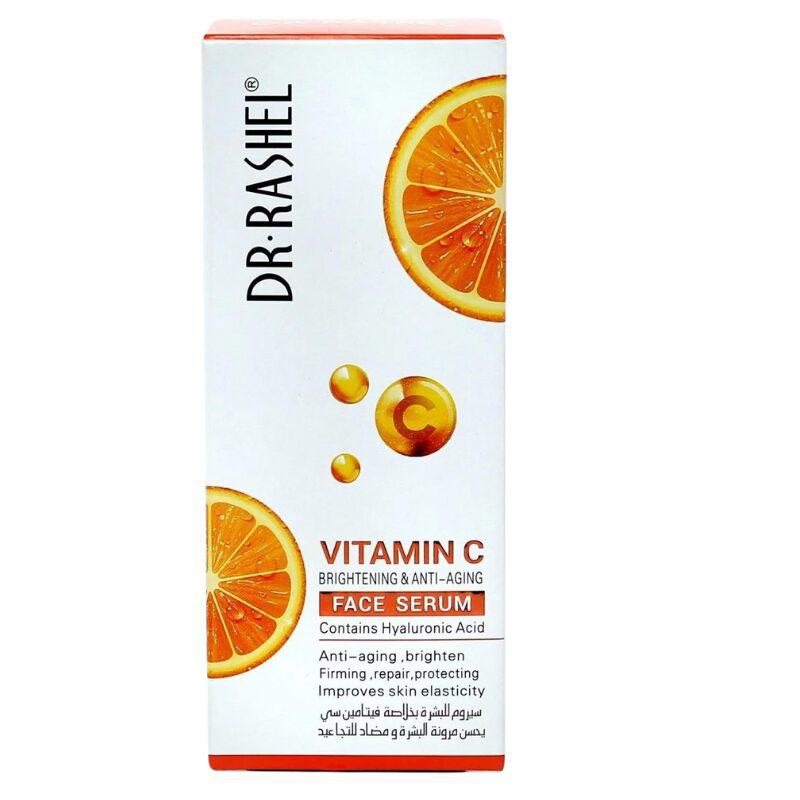 Dr Rashel Vitamin C Brightening & Anti-Aging Face Serum – Hydrating, Wrinkle-Reducing & Radiance-Boosting Skincare (30ml)