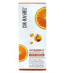 Dr Rashel Vitamin C Brightening & Anti-Aging Face Serum – Hydrating, Wrinkle-Reducing & Radiance-Boosting Skincare (30ml)
